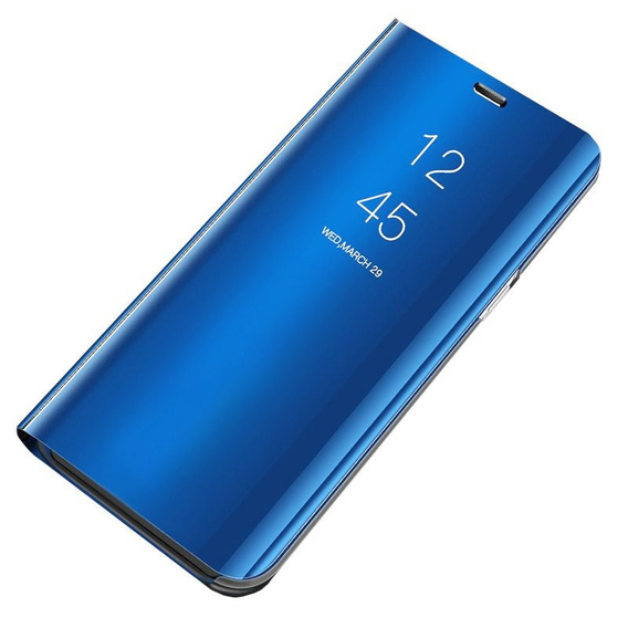 Huse pentru Samsung Galaxy A22 5G, Clear View, albastru