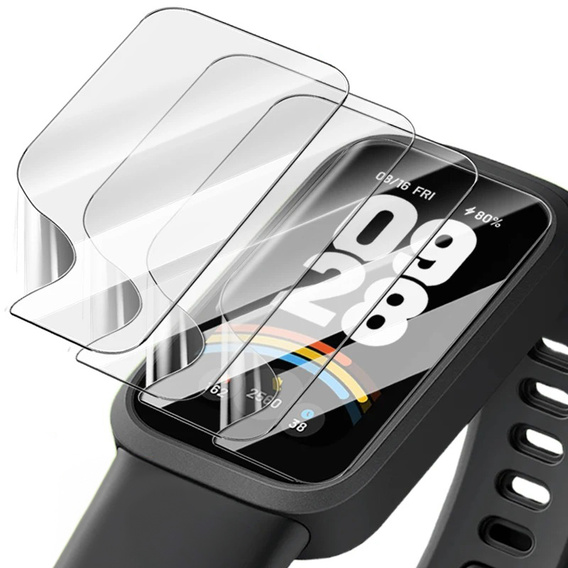 3x ERBORD Hydrogel Foil pentru Xiaomi Smart Band 9 Active