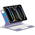 Husă de tastatură pentru iPad Pro 13" 2024, Magnetic Keyboard Touchpad, violet