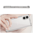 Huse pentru Sony Xperia 5 V, Fusion Hybrid, transparentă