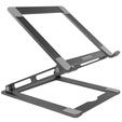 Suport pentru laptop din aluminiu, ERBORD ProDesk Stand, gri