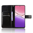 Cu clapetă pentru Oppo A5 Pro 5G, Crazy Horse Wallet, negru