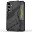 Husa pentru Samsung Galaxy A56 5G, Military kickstand, negru