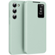 Husă cu clapetă pentru Samsung Galaxy S22, Smart View Wallet, verde