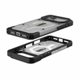 Geantă Urban Armor Gear pentru iPhone 17 Pro Max, Pathfinder MagSafe, Ice/Silver