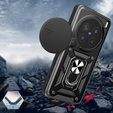 Husă blindată pentru Vivo X200 Pro 5G, CamShield Slide, negru