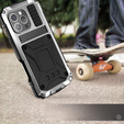 Husă blindată pentru iPhone 16 Pro, R-JUST, de argint