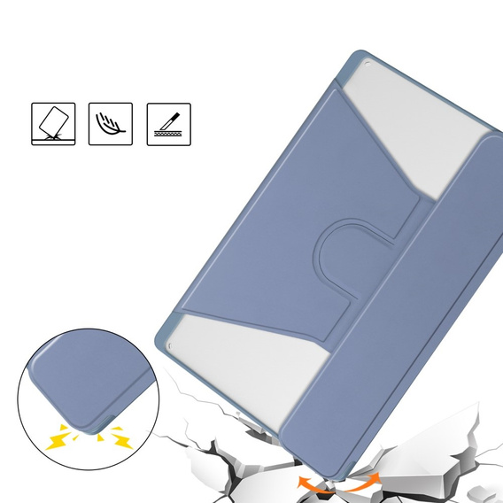 Husă pentru tastatură pentru Lenovo Tab M11 10.95" / Idea Tab 11" / Tab K11 11" (2 gen.), Rotary 360° Leather, violet