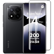 Sticlă călită 3D pentru Xiaomi Redmi Note 14 Pro+, cadru negru