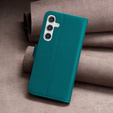 Cu clapetă pentru Samsung Galaxy A55 5G,BINFEN Wallet, verde