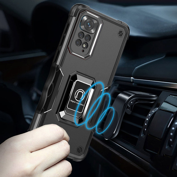 Huse pentru Xiaomi Redmi Note 11 / 11S, Dual-Layer Armor, negru