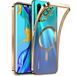 Huse pentru Huawei P30 Pro, MagSafe Hybrid, de aur