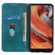 Huse pentru Samsung Galaxy A25 5G, Wallet Litchi Leather, verde