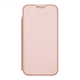 Husă Dux Ducis pentru iPhone 17 Pro Max, Skin Pro, cu clapetă, cu slot pentru carduri, roz