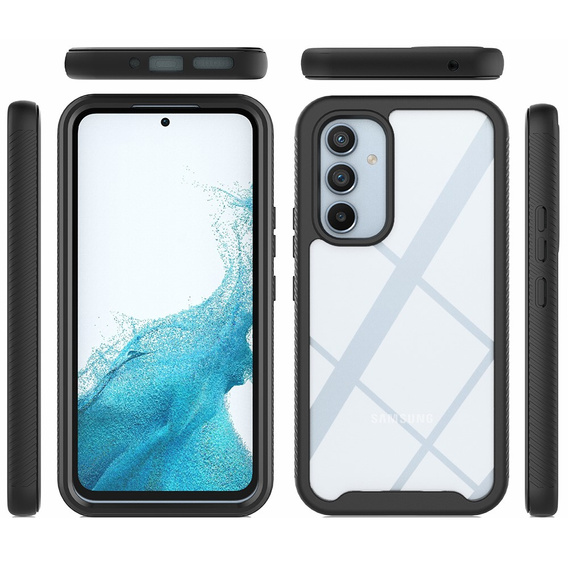 Carcasă pentru Samsung Galaxy A34 5G, Shockproof, cu folie, negru