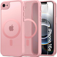 Husă pentru iPhone 16E, pentru MagSafe, ERBORD Matt Case, negru + sticlă pentru ecran