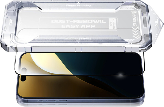 Sticlă temperată ERBORD cu aplicator pentru iPhone 17 Pro