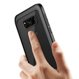 Carcasă pentru Samsung Galaxy S8+ Plus, Shockproof, cu folie, albastru