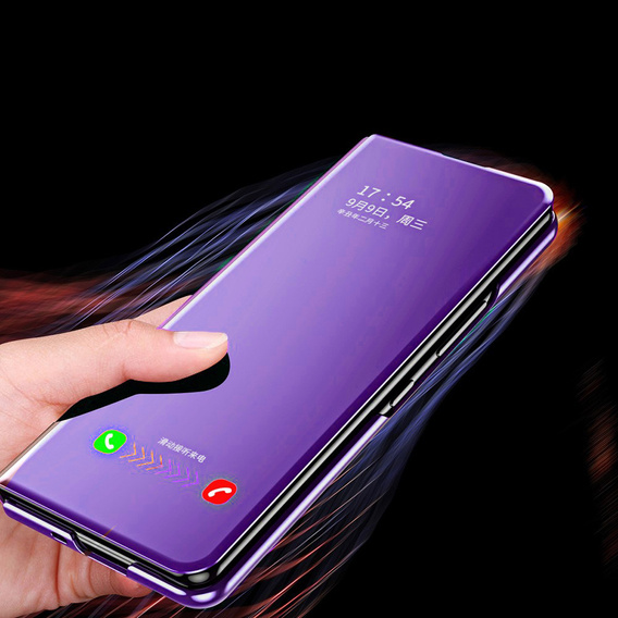 Huse pentru Samsung Galaxy Z Fold3 5G, Clear View, violet