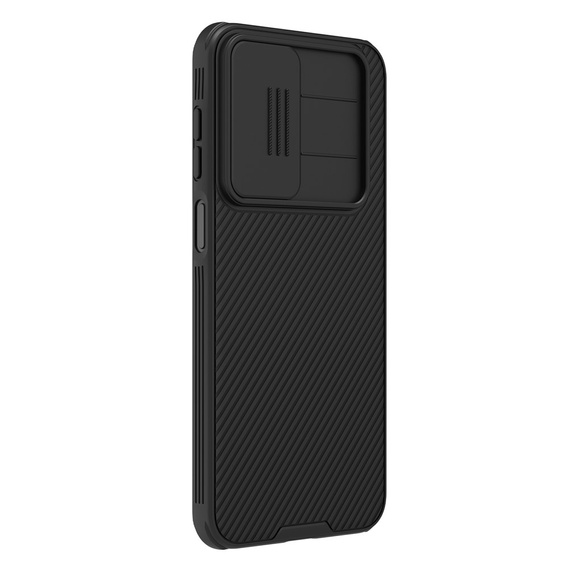 Husă NILLKIN Camshield Pro cu capac pentru cameră pentru Samsung Galaxy A37 5G, negru
