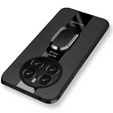 Carcasă pentru Realme 12 Pro 5G / 12 Pro+ 5G, Leather Kickstand Ring, negru
