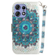Cu clapetă pentru Motorola Edge 50 Pro 5G, Wallet, Mandala Flower