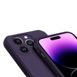 Husă din silicon Mag Cover violet pentru iPhone 14 Pro Max
