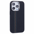 Carcasa pentru iPhone 13 Pro, Carbon Fiber MagSafe, negru