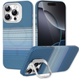 Carcasă pentru iPhone 16 Pro Max, cadru Kickstand, pentru MagSafe, Moon Blue
