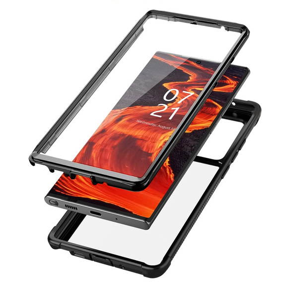 Carcasă pentru Samsung Galaxy Note 20 Ultra, Shockproof, cu folie, albastru