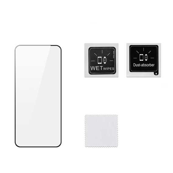 Sticlă temperată pentru Oppo Reno 12 5G / 12 Pro 5G, Dux Ducis ecran complet, cadru negru