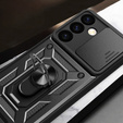 Husă blindată pentru Samsung Galaxy S24, CamShield Slide, negru