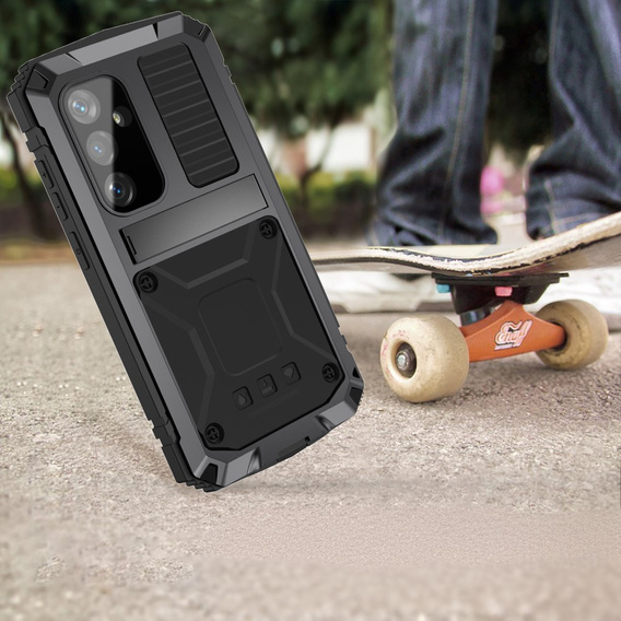 Husă blindată pentru Samsung Galaxy S25+ Plus, R-JUST, negru