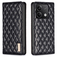 Cu clapetă pentru Xiaomi Redmi Note 13 5G, Wallet, BINFEN COLOR, negru