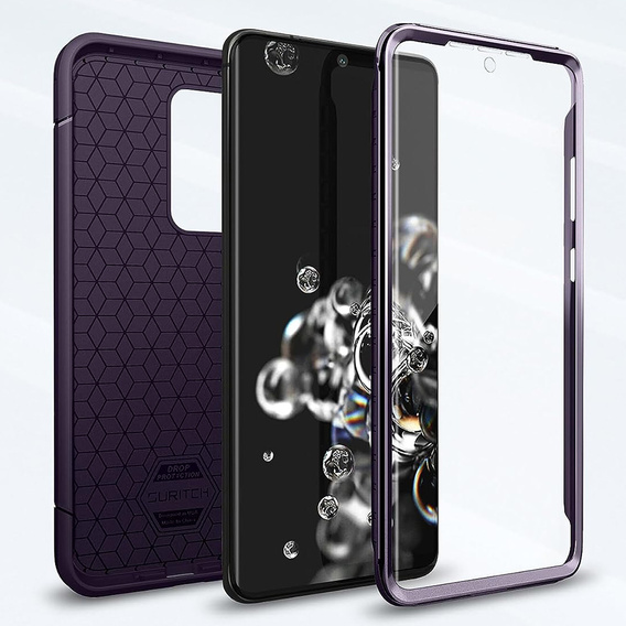 Huse pentru Samsung Galaxy S20 Ultra, Suritch Basic (Two Frames), violet