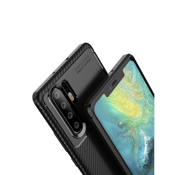 Huse pentru Huawei P30 Pro, Carbon Gel, negru