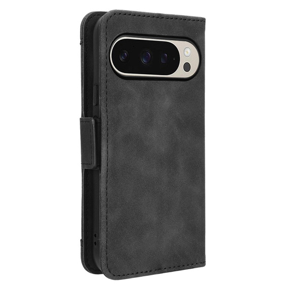 Cu clapetă pentru Google Pixel 9 / Google Pixel 9 Pro, Card Slot, negru