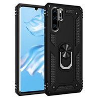 Husă blindată pentru Huawei P30 Pro, Nox Case Ring, negru