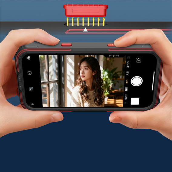 Carcasă impermeabilă SHELLBOX GTM IP68 cu MagSafe pentru iPhone 17 Pro