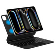 Husă de tastatură pentru iPad Pro 13" 2024, Magnetic Keyboard Touchpad, negru