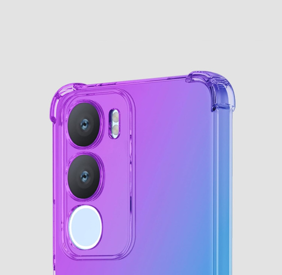 Husa pentru Vivo Y19s, Gradient Dropproof, Violet / albastru
