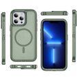 Carcasă cu ramă pentru iPhone 13 Pro Max, pentru MagSafe, verde