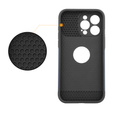 Huse pentru iPhone 15 Pro Max, ERBORD MagProtect Slide Camera, albastru titan
