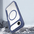 Husă Dux Ducis pentru iPhone Air, Skin X Pro, cu clapetă, pentru MagSafe, albastru marin