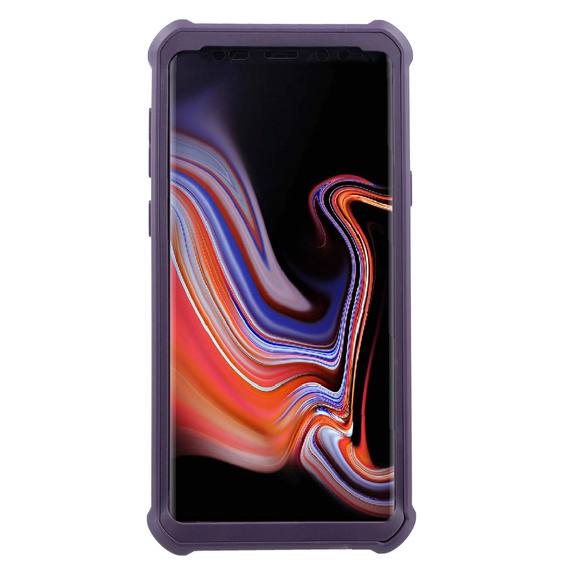 Husă blindată pentru Samsung Galaxy Note 9, Dexnor Full Body, violet