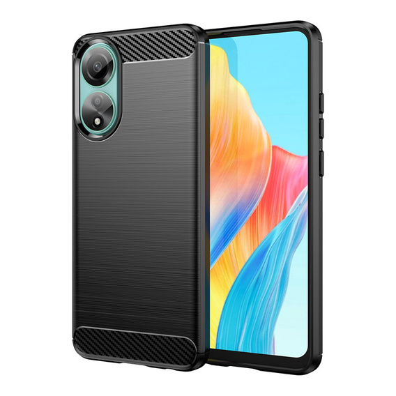 Huse pentru Oppo A78 4G, Carbon, negru