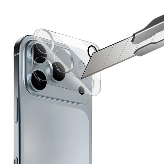 2x ERBORD cameră insula de sticlă temperată pentru iPhone 17 Pro Max