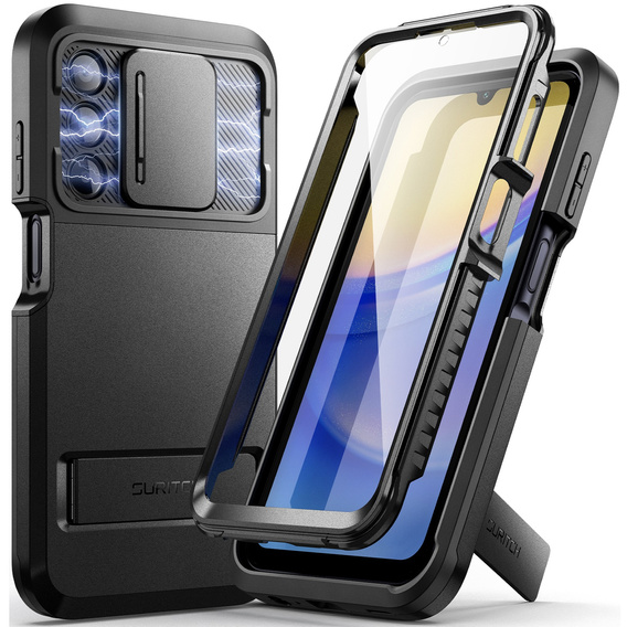 Huse pentru Samsung Galaxy A15 5G, Suritch Basic, negru