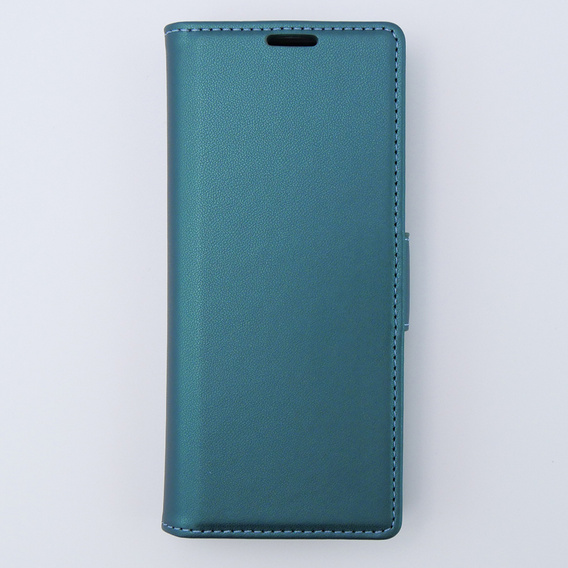 Husă pentru Samsung Galaxy Z Fold 5 5G, ERBORD Glossy Litchi, portofel cu clapetă, verde