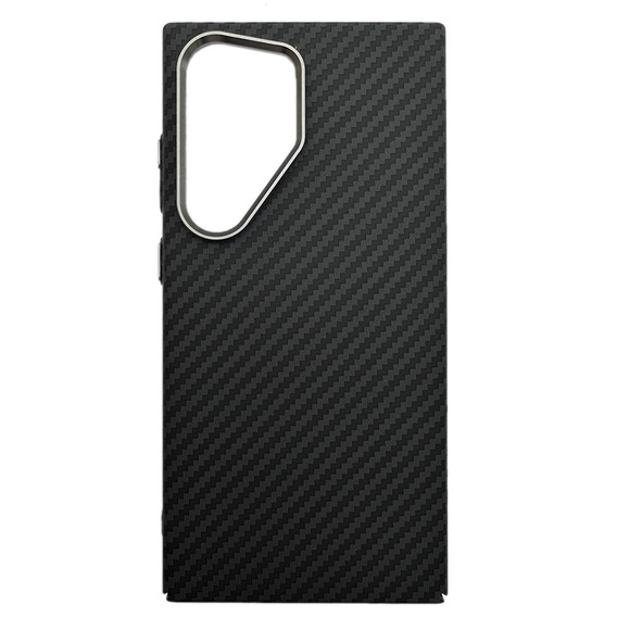 Carcasa pentru Samsung Galaxy S23 Ultra, Carbon Fiber MagSafe, negru
